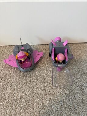 Paw Patrol Rare Skye Plane & Spaceship